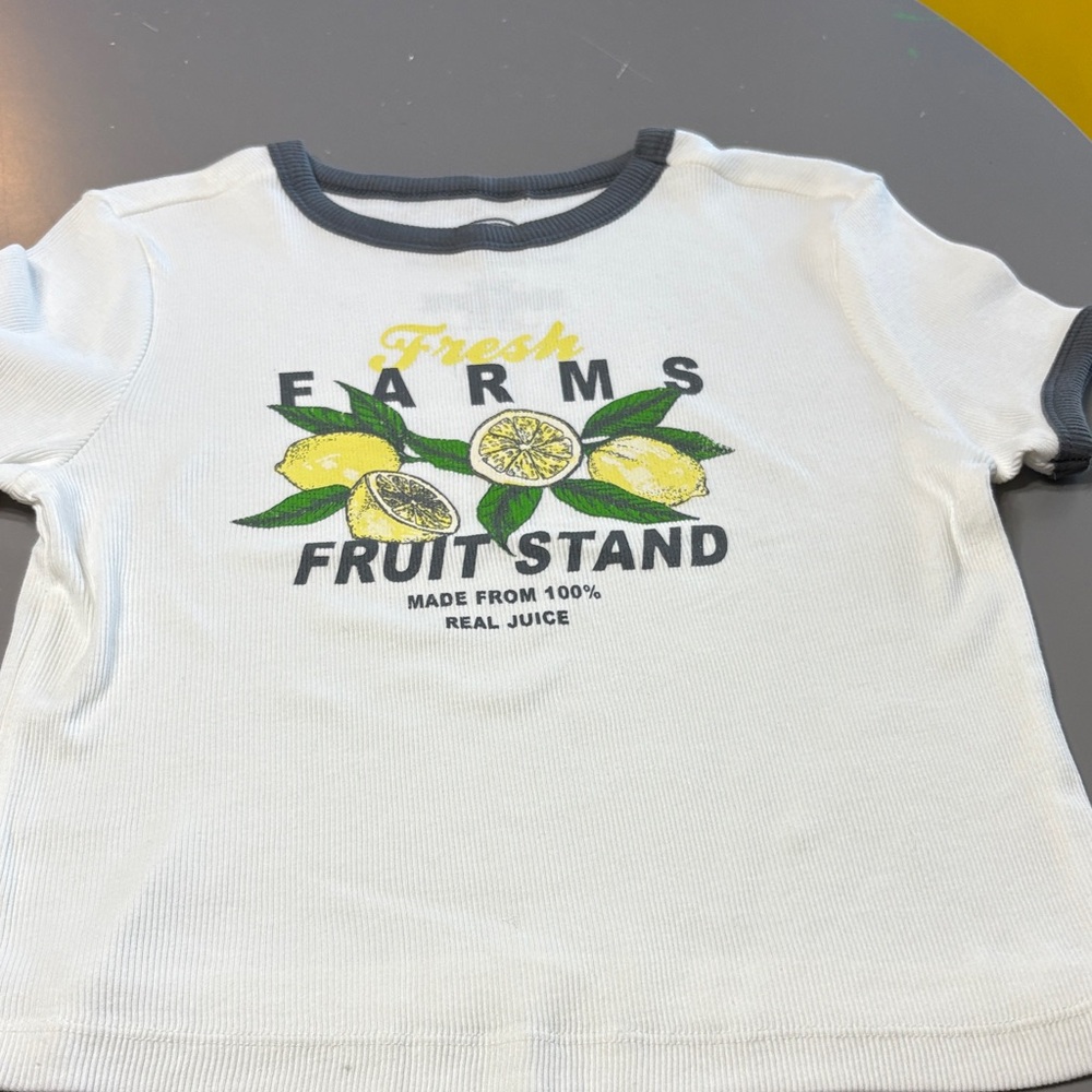 White and Gray T-Shirt